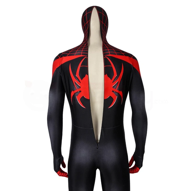 Ultimate Spider-Man Cosplay Costume Spiderman PS5 Miles Morales Bodysuit 4 Ultimate Spider-Man Cosplay Costume Spiderman PS5 Miles Morales Bodysuit - Image 4