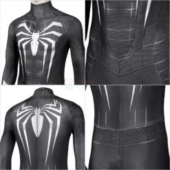 Spiderman Miles Morales Suit Spider Man Venom Black Cosplay Costume 19 Spiderman Miles Morales Suit Spider Man Venom Black Cosplay Costume -Ready To Ship Sales 5 800x800 450