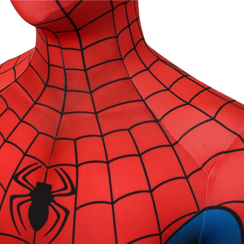 Spider-Man Classic Suit Halloween Cosplay Costume 5 Spider-Man Classic Suit Halloween Cosplay Costume - Image 5