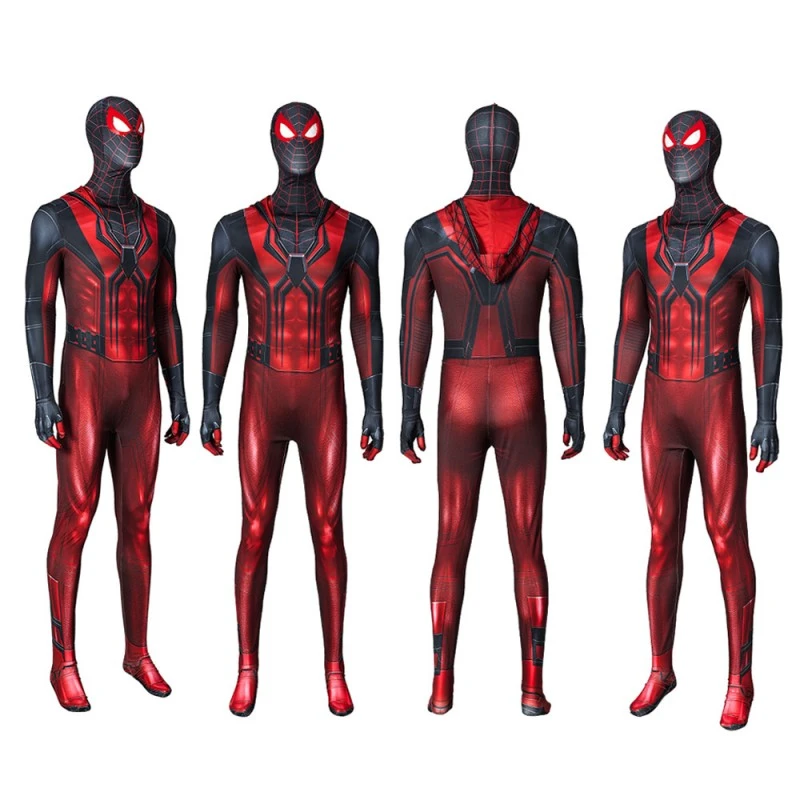 2023 Spider-Man Miles Morales Jumpsuit Cosplay Costumes 6 2023 Spider-Man Miles Morales Jumpsuit Cosplay Costumes - Image 6