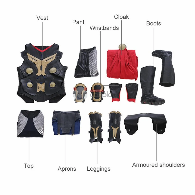 Thor The Dark World Cosplay Costume Top Level Thor Costume 7 Thor The Dark World Cosplay Costume Top Level Thor Costume - Image 7