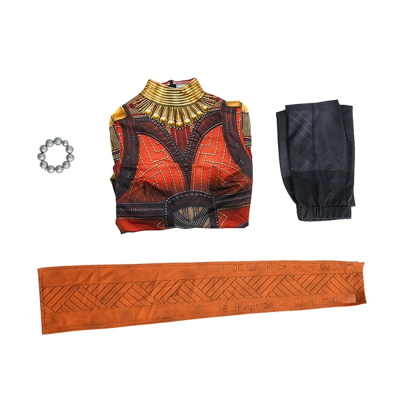 Black Panther Wakanda Forever Cosplay Costumes Okoye Halloween Suit 7 Black Panther Wakanda Forever Cosplay Costumes Okoye Halloween Suit - Image 7