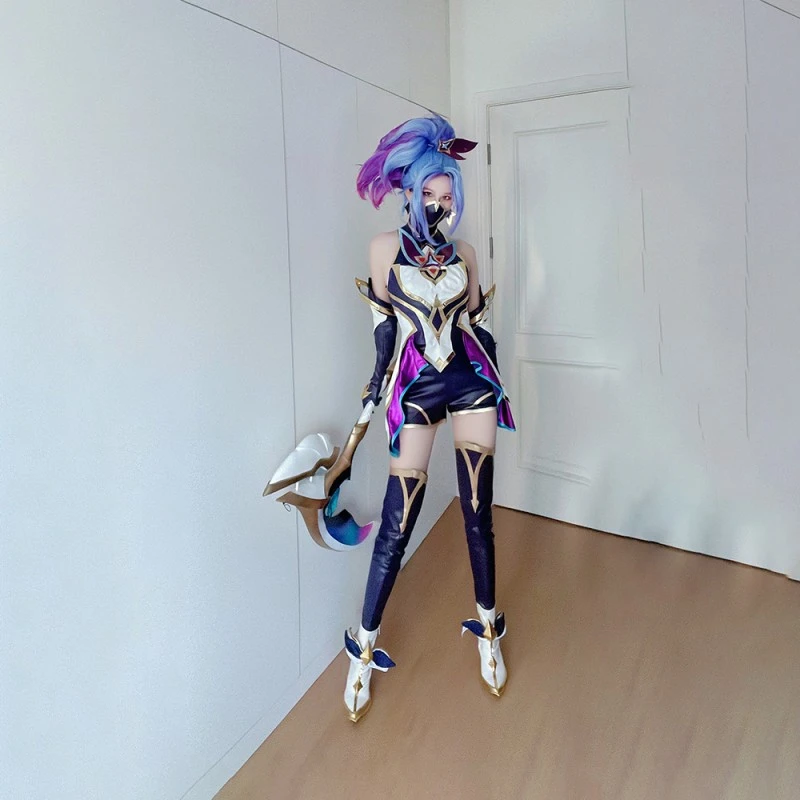 LOL Star Guardian Akali Cosplay Costume 2022 League Of Legends Cosplay Suit 17 LOL Star Guardian Akali Cosplay Costume 2022 League Of Legends Cosplay Suit - Image 17