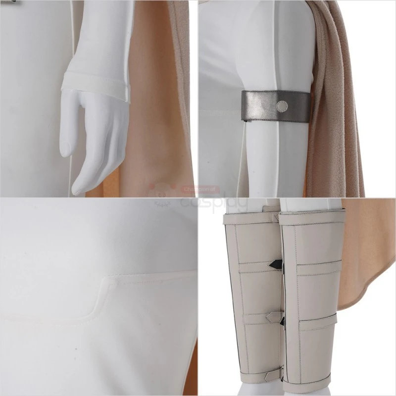 Star Wars Padme Amidala White Cosplay Costume 8 Star Wars Padme Amidala White Cosplay Costume - Image 8