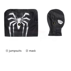 Kids Spiderman Miles Morales Suit Spider Man Venom Black Cosplay Costume 17 Kids Spiderman Miles Morales Suit Spider Man Venom Black Cosplay Costume -Ready To Ship Sales 6 800x800 170
