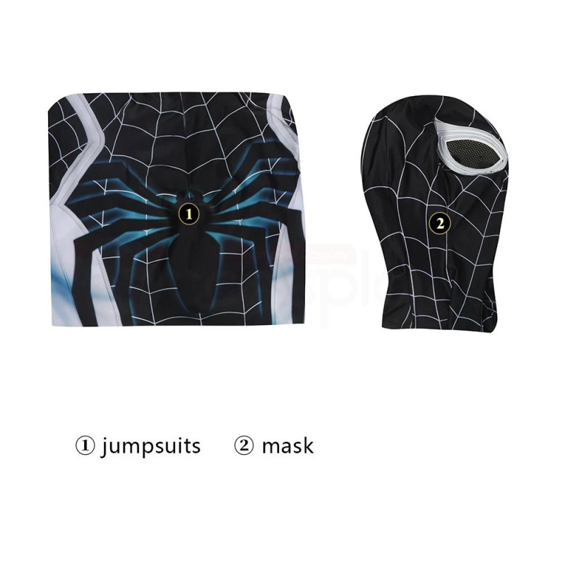 Spider-Man PS5 Negative Jumpsuit Cosplay Costume Negative Suit 6 Spider-Man PS5 Negative Jumpsuit Cosplay Costume Negative Suit - Image 6