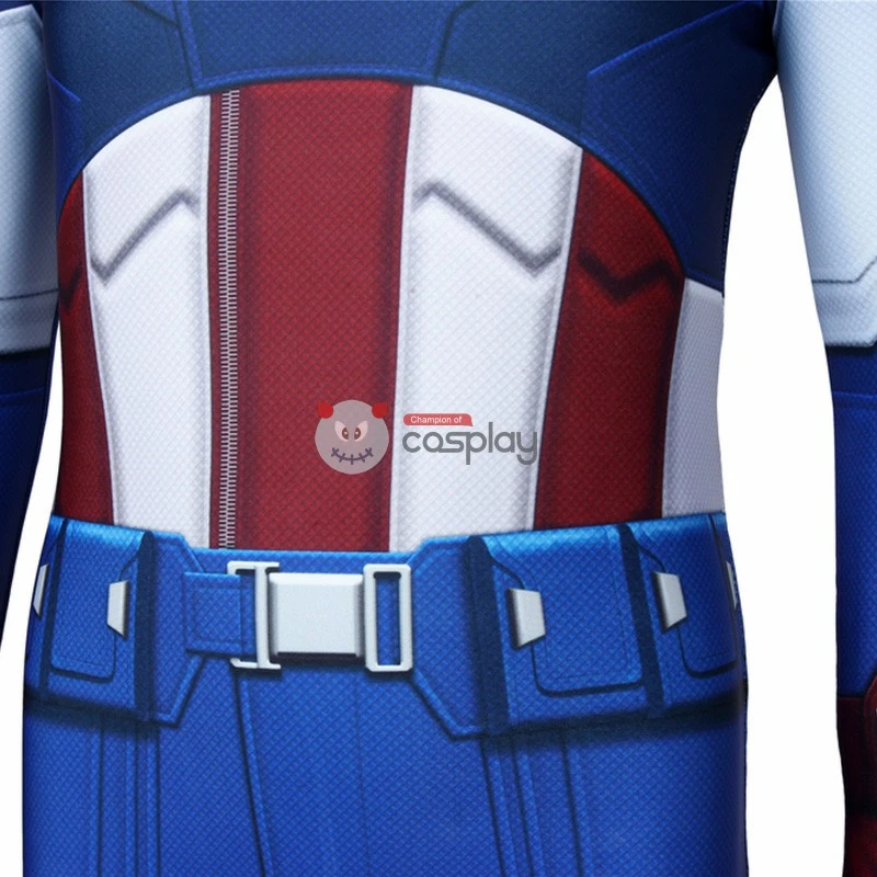 Kids Captain America Costume Avengers 1 Steve Rogers Cosplay Costume 6 Kids Captain America Costume Avengers 1 Steve Rogers Cosplay Costume - Image 6