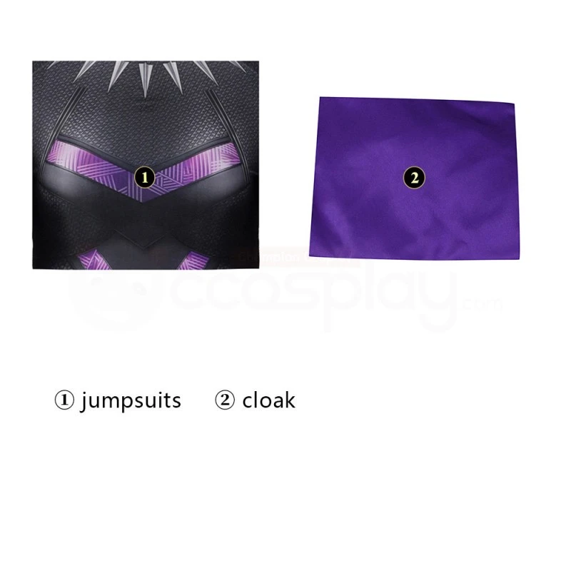 Black Panther Wakanda Forever Shuri Jumpsuit Cosplay Costume 6 Black Panther Wakanda Forever Shuri Jumpsuit Cosplay Costume - Image 6