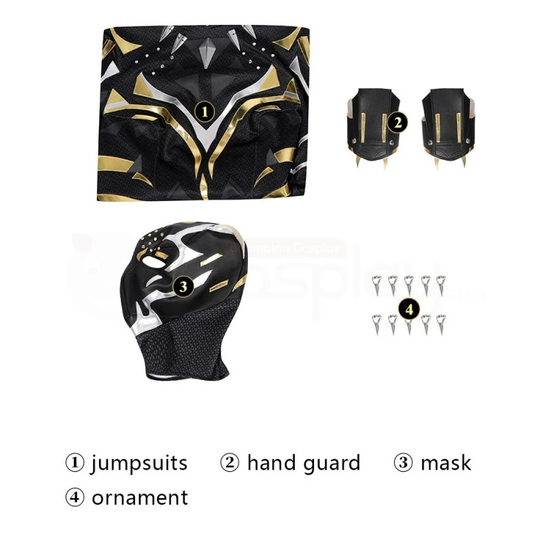 Shuri Jumpsuit Black Panther Wakanda Forever Cosplay Costume 6 Shuri Jumpsuit Black Panther Wakanda Forever Cosplay Costume - Image 6