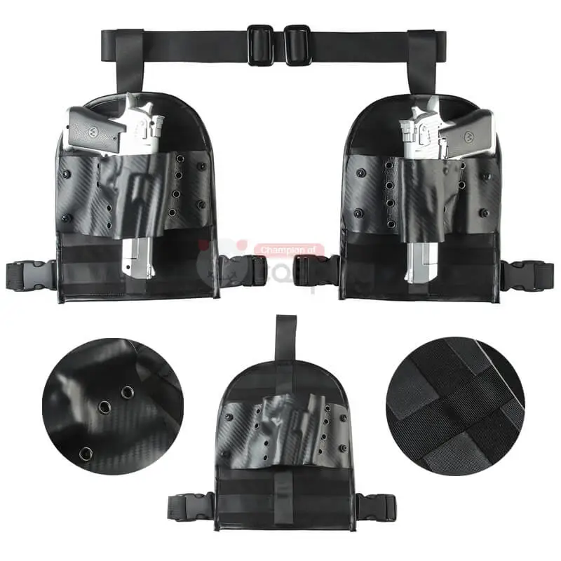 Deadpool 2 Costume Wade Wilson Deadpool Cosplay Costume Full Set 8 Deadpool 2 Costume Wade Wilson Deadpool Cosplay Costume Full Set - Image 8