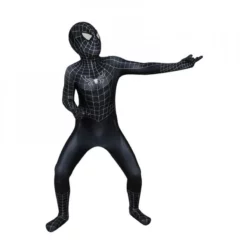 Spiderman 3 Eddie Brock Cosplay Costume Venom Jumpsuit For Kids -Ready To Ship Sales 6 800x800 440