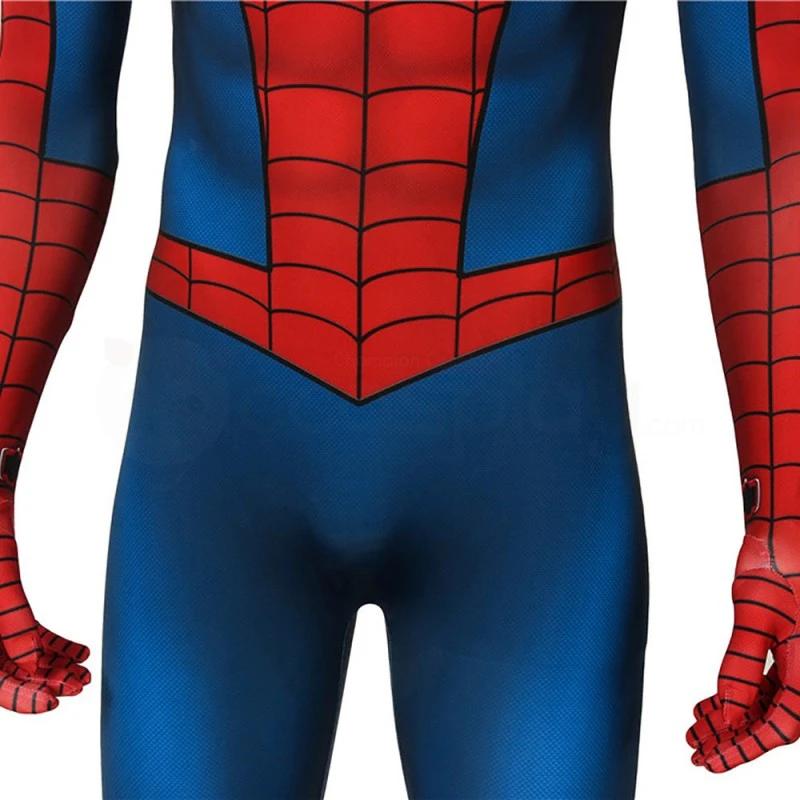 Spider-Man Classic Suit Halloween Cosplay Costume 6 Spider-Man Classic Suit Halloween Cosplay Costume - Image 6