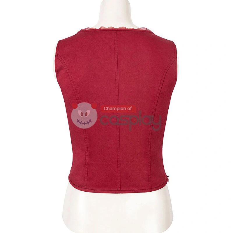 Captain America 3 Civil War Wanda Maximoff Cosplay Suit Scarlet Witch Costume 7 Captain America 3 Civil War Wanda Maximoff Cosplay Suit Scarlet Witch Costume - Image 7