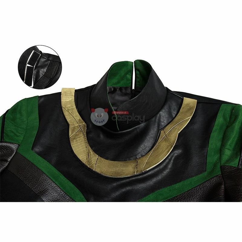 Marvel Movie Thor 2 Dark World Loki Cosplay Costume 7 Marvel Movie Thor 2 Dark World Loki Cosplay Costume - Image 7