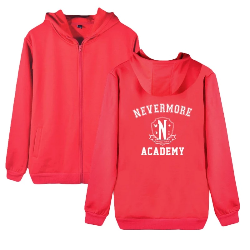 Wednesday Pullover Wednesday Addams Nevermore Academy Hoodie Unisex 5 Wednesday Pullover Wednesday Addams Nevermore Academy Hoodie Unisex - Image 5