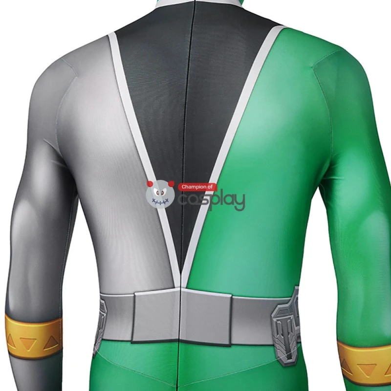 Power Rangers Green Costume Kishiryu Sentai Ryusoulger Green Solider Towa Cosplay Suit 6 Power Rangers Green Costume Kishiryu Sentai Ryusoulger Green Solider Towa Cosplay Suit - Image 6
