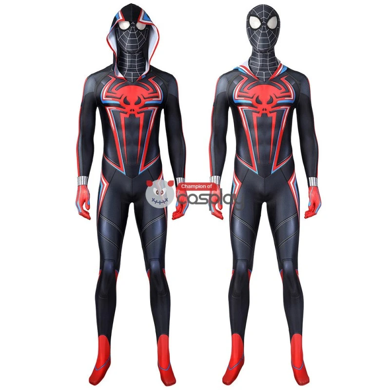 Spiderman Costume Spider-Man PS5 Miles Morales 2099 Cosplay Suit 2 Spiderman Costume Spider-Man PS5 Miles Morales 2099 Cosplay Suit - Image 2
