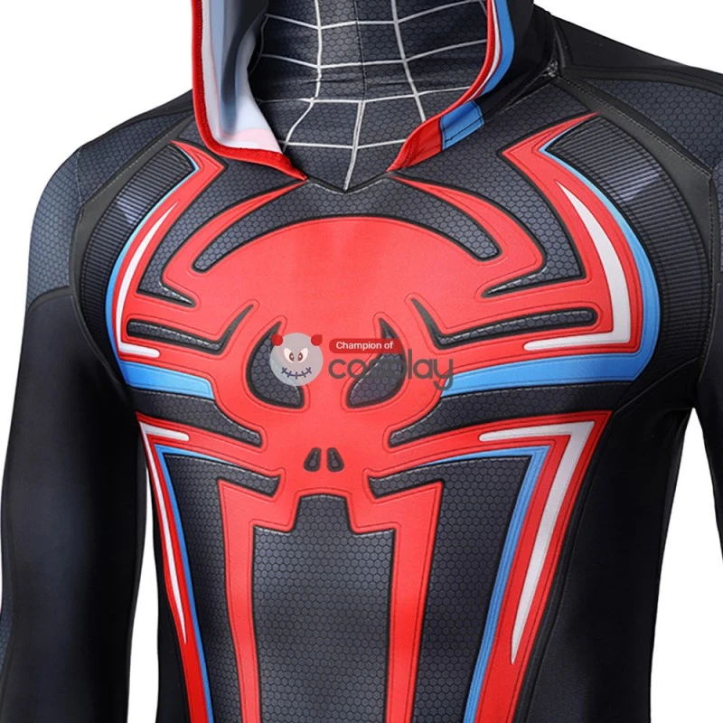 Spiderman Costume Spider-Man PS5 Miles Morales 2099 Cosplay Suit 8 Spiderman Costume Spider-Man PS5 Miles Morales 2099 Cosplay Suit - Image 8