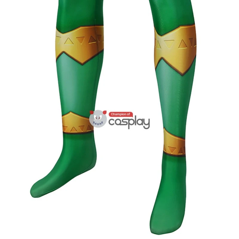 Power Rangers Green Costume Kishiryu Sentai Ryusoulger Green Solider Towa Cosplay Suit 10 Power Rangers Green Costume Kishiryu Sentai Ryusoulger Green Solider Towa Cosplay Suit - Image 10