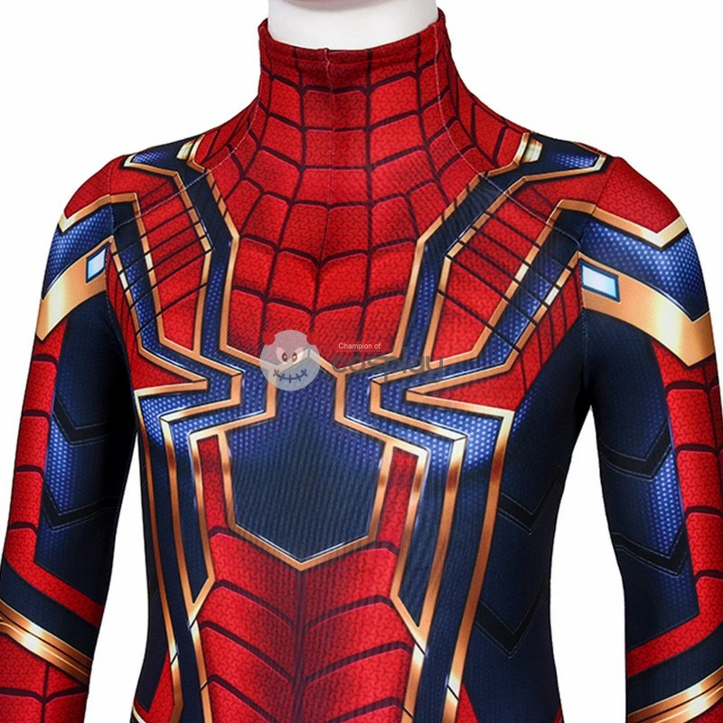 Kids Iron Spiderman Costume Avengers Endgame Spider-Man Peter Parker Cosplay Costumes 10 Kids Iron Spiderman Costume Avengers Endgame Spider-Man Peter Parker Cosplay Costumes - Image 10