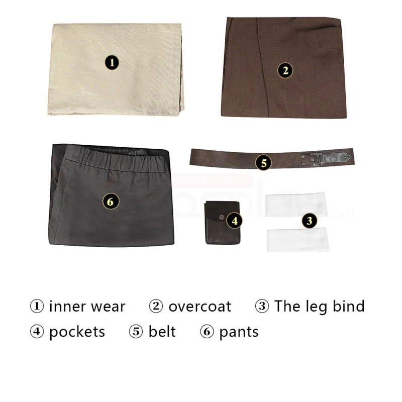 2022 Obi-Wan Kenobi Cosplay Costume New Star Wars Suit 8 2022 Obi-Wan Kenobi Cosplay Costume New Star Wars Suit - Image 8