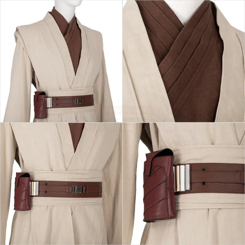 Obi-Wan Kenobi Cosplay Costume Star Wars Cosplay Suit 8 Obi-Wan Kenobi Cosplay Costume Star Wars Cosplay Suit - Image 8