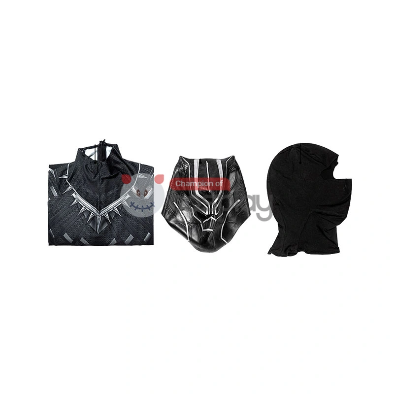 Captain America Civil War Cosplay Suit Black Panther T'Challa Jumpsuit 8 Captain America Civil War Cosplay Suit Black Panther T'Challa Jumpsuit - Image 8