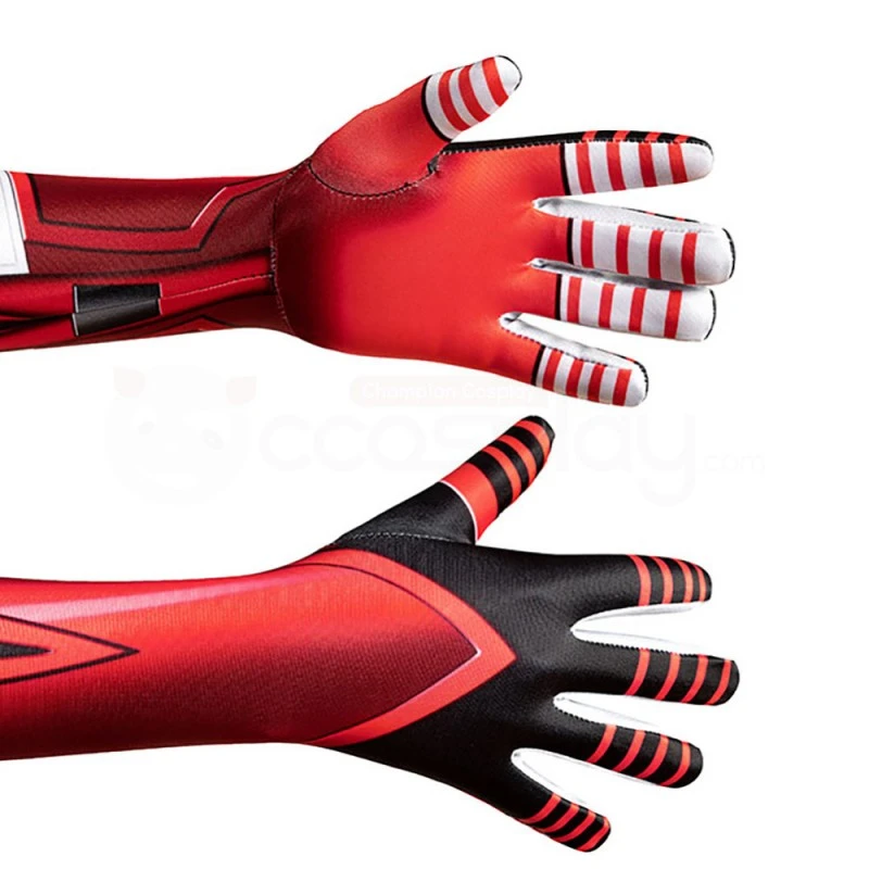 Kids Spider-Man TRACK Suit White Spiderman Miles Morales Cosplay Costume 7 Kids Spider-Man TRACK Suit White Spiderman Miles Morales Cosplay Costume - Image 7