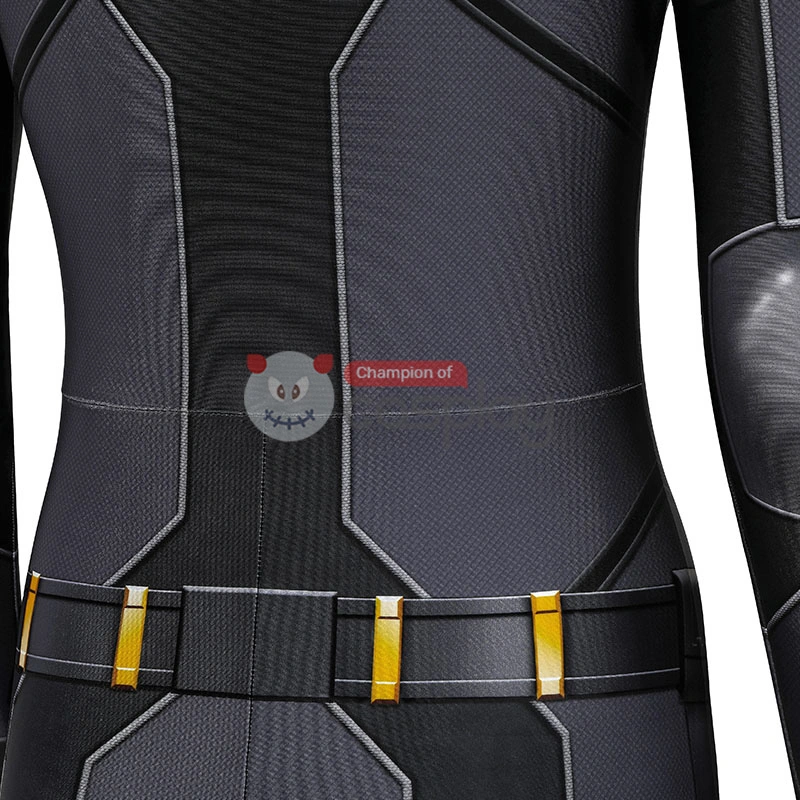 Natasha Romanoff Black Jumpsuit 2020 Movie Black Widow Cosplay Costume 8 Natasha Romanoff Black Jumpsuit 2020 Movie Black Widow Cosplay Costume - Image 8