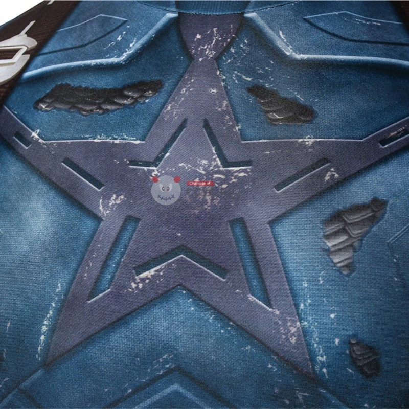 Captain America Costume Avengers 3 Infinity War Steve Rogers Jumpsuit Cosplay Costumes 8 Captain America Costume Avengers 3 Infinity War Steve Rogers Jumpsuit Cosplay Costumes - Image 8