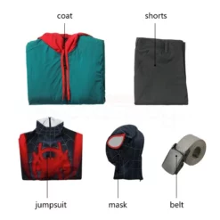 Spider-Man Into The Spider-Verse Cosplay Jumpsuits Miles Morales Suit -Ready To Ship Sales 7 800x800 413