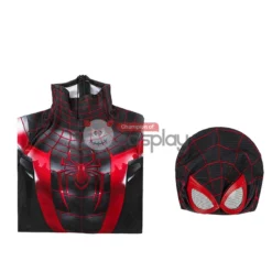 Spider Man Miles Morales Cosplay Costume Spiderman Jumpsuit For Kids -Ready To Ship Sales 7 800x800 416