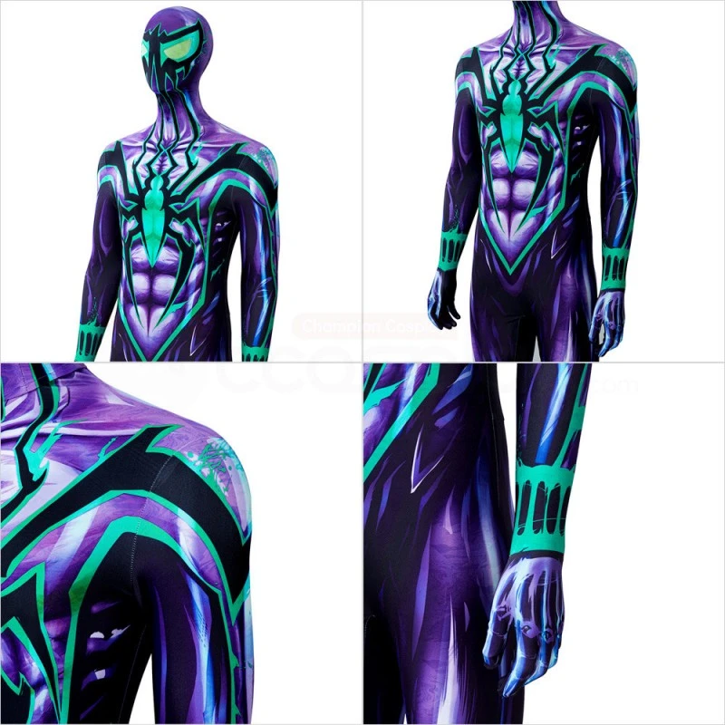 Chasm Ben Reilly Costume The Scarlet Spider Cosplay Spider-Man Jumpsuit 8 Chasm Ben Reilly Costume The Scarlet Spider Cosplay Spider-Man Jumpsuit - Image 8