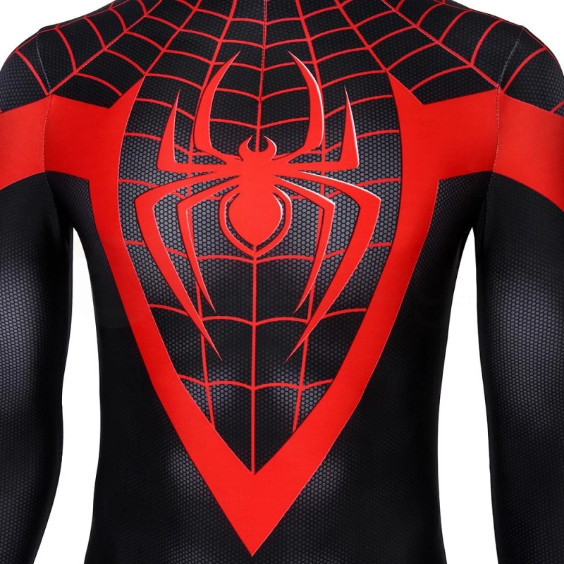 Ultimate Spider-Man Cosplay Costume Spiderman PS5 Miles Morales Bodysuit 6 Ultimate Spider-Man Cosplay Costume Spiderman PS5 Miles Morales Bodysuit - Image 6