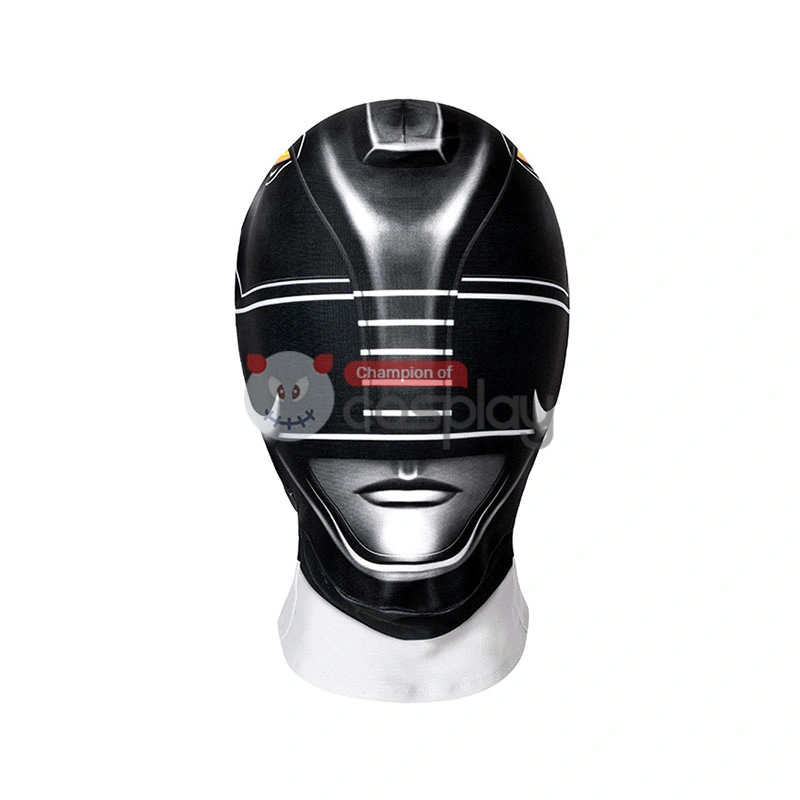 Mighty Morphin Power Rangers Cosplay Costume Black Rangers Suit For Kids 6 Mighty Morphin Power Rangers Cosplay Costume Black Rangers Suit For Kids - Image 6