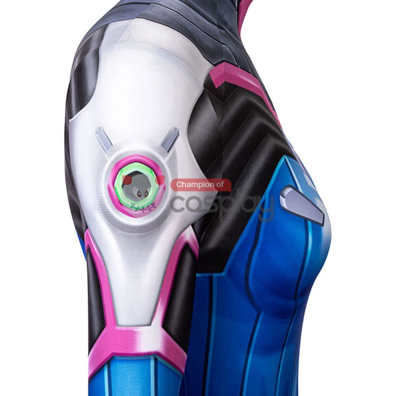 Overwatch D.Va Cosplay Costume OW Hana Song Jumpsuit 8 Overwatch D.Va Cosplay Costume OW Hana Song Jumpsuit - Image 8