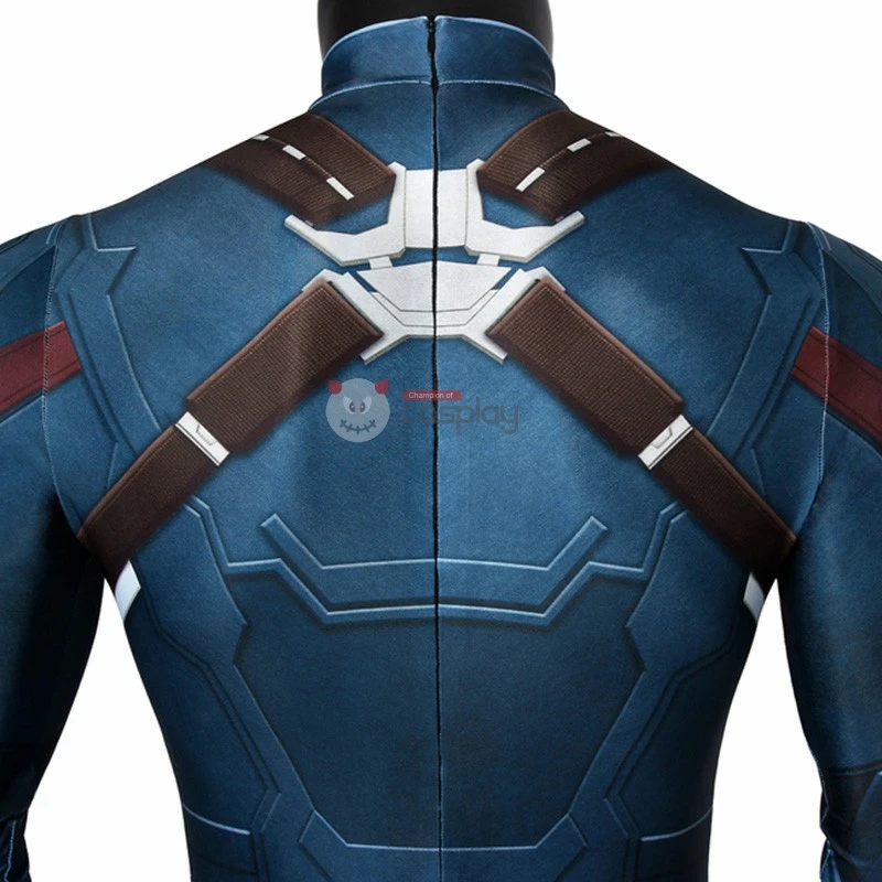 Captain America Costume Avengers 3 Infinity War Steve Rogers Jumpsuit Cosplay Costumes 9 Captain America Costume Avengers 3 Infinity War Steve Rogers Jumpsuit Cosplay Costumes - Image 9