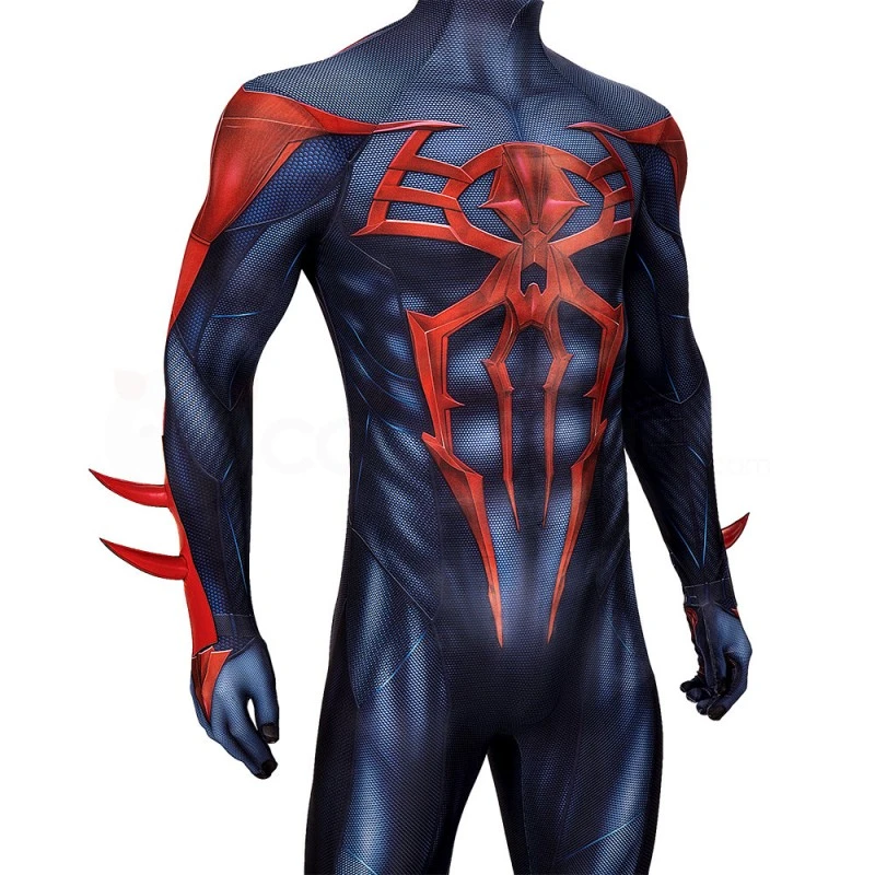 Comic Spiderman 2099 V2 Cosplay Costume Spiderman Halloween Jumpsuit 9 Comic Spiderman 2099 V2 Cosplay Costume Spiderman Halloween Jumpsuit - Image 9
