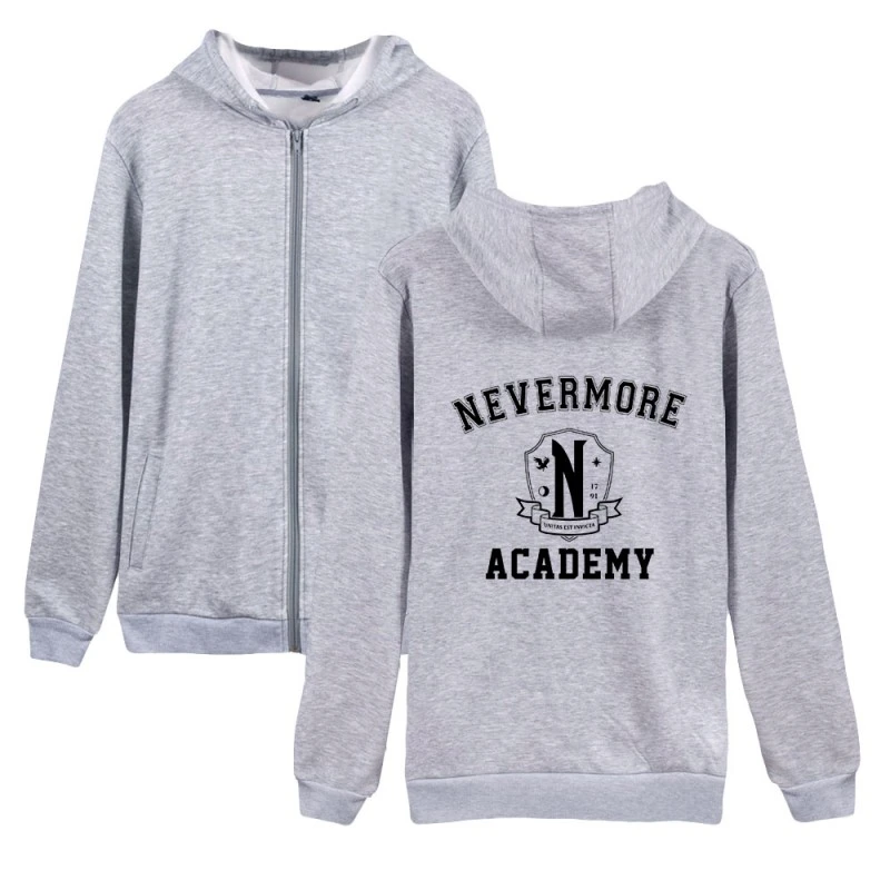 Wednesday Pullover Wednesday Addams Nevermore Academy Hoodie Unisex 9 Wednesday Pullover Wednesday Addams Nevermore Academy Hoodie Unisex - Image 9