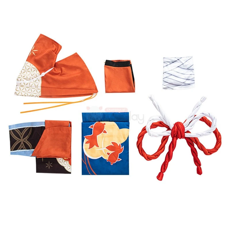 Yoimiya Costume Genshin Impact Cosplay Suit 24 Yoimiya Costume Genshin Impact Cosplay Suit - Image 24