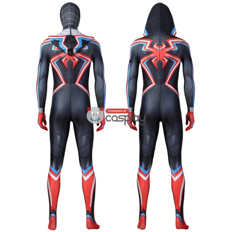 Spiderman Costume Spider-Man PS5 Miles Morales 2099 Cosplay Suit 4 Spiderman Costume Spider-Man PS5 Miles Morales 2099 Cosplay Suit - Image 4