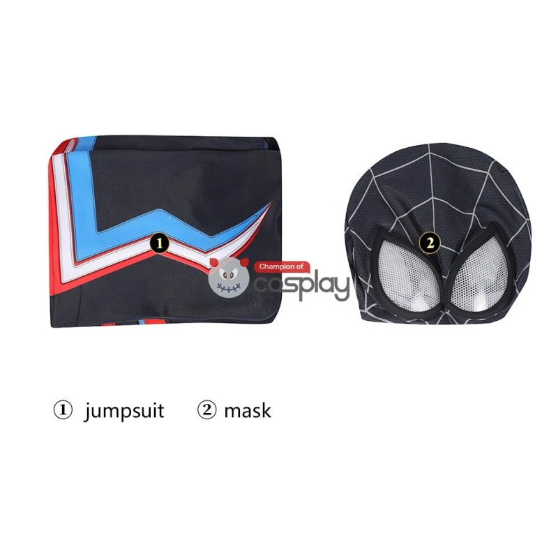 Spiderman Costume Spider-Man PS5 Miles Morales 2099 Cosplay Suit 18 Spiderman Costume Spider-Man PS5 Miles Morales 2099 Cosplay Suit - Image 18