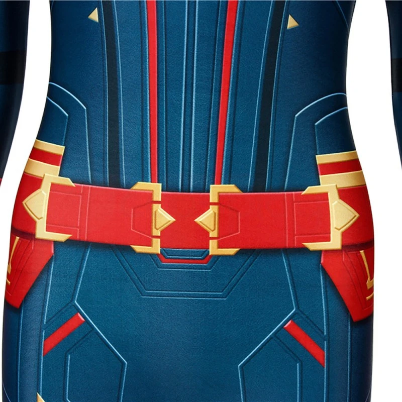 Carol Danvers Cosplay Costume Captain Marvel Cosplay Jumpsuit 9 Carol Danvers Cosplay Costume Captain Marvel Cosplay Jumpsuit - Image 9