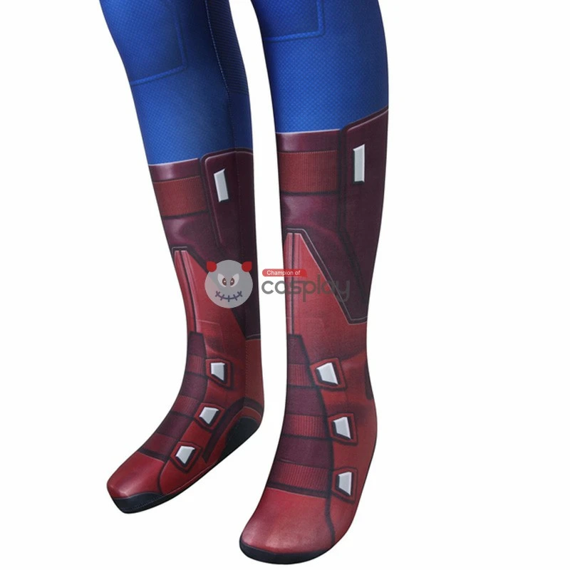 Kids Captain America Costume Avengers 1 Steve Rogers Cosplay Costume 9 Kids Captain America Costume Avengers 1 Steve Rogers Cosplay Costume - Image 9