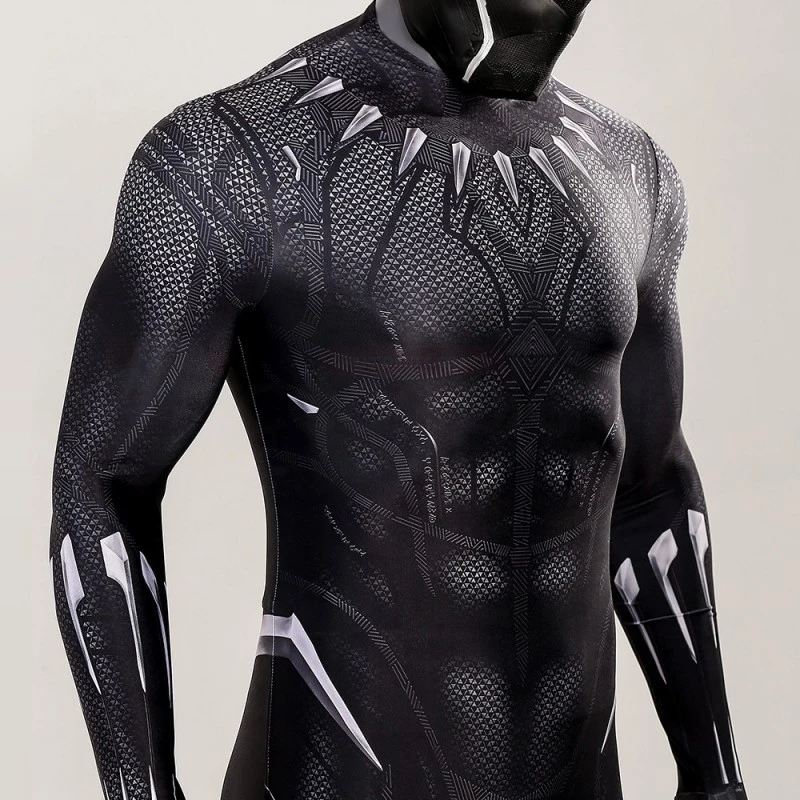 Black Panther Jumpsuit Black Cosplay Costume 11 Black Panther Jumpsuit Black Cosplay Costume - Image 11