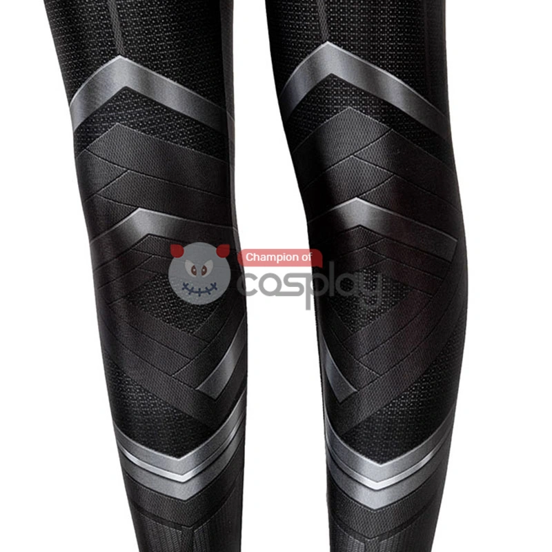 Kids Captain America Civil War T'Challa Cosplay Costume Black Panther Jumpsuit 10 Kids Captain America Civil War T'Challa Cosplay Costume Black Panther Jumpsuit - Image 10