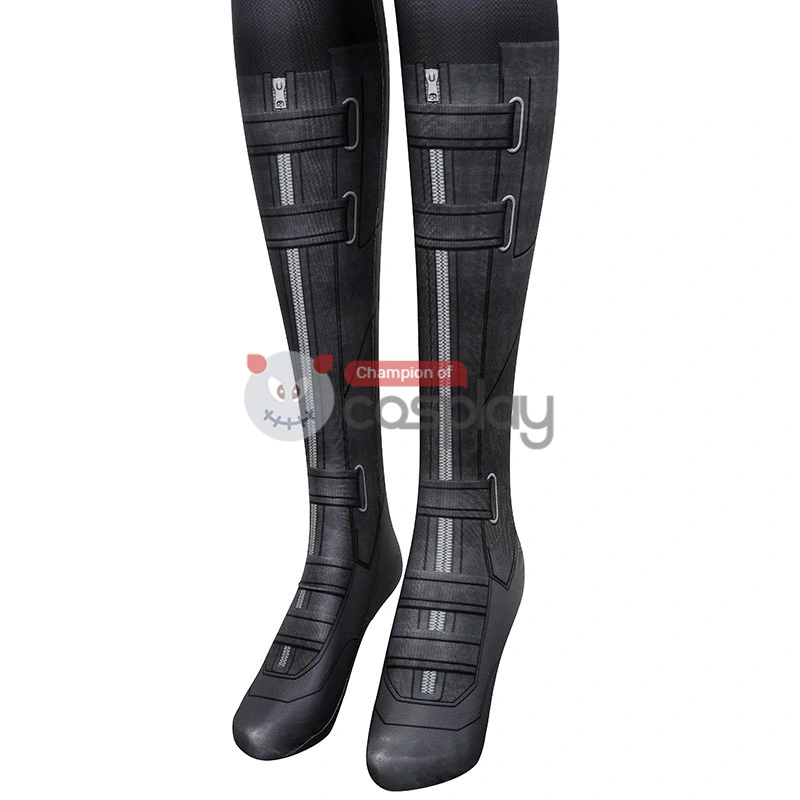 Natasha Romanoff Black Jumpsuit 2020 Movie Black Widow Cosplay Costume 10 Natasha Romanoff Black Jumpsuit 2020 Movie Black Widow Cosplay Costume - Image 10