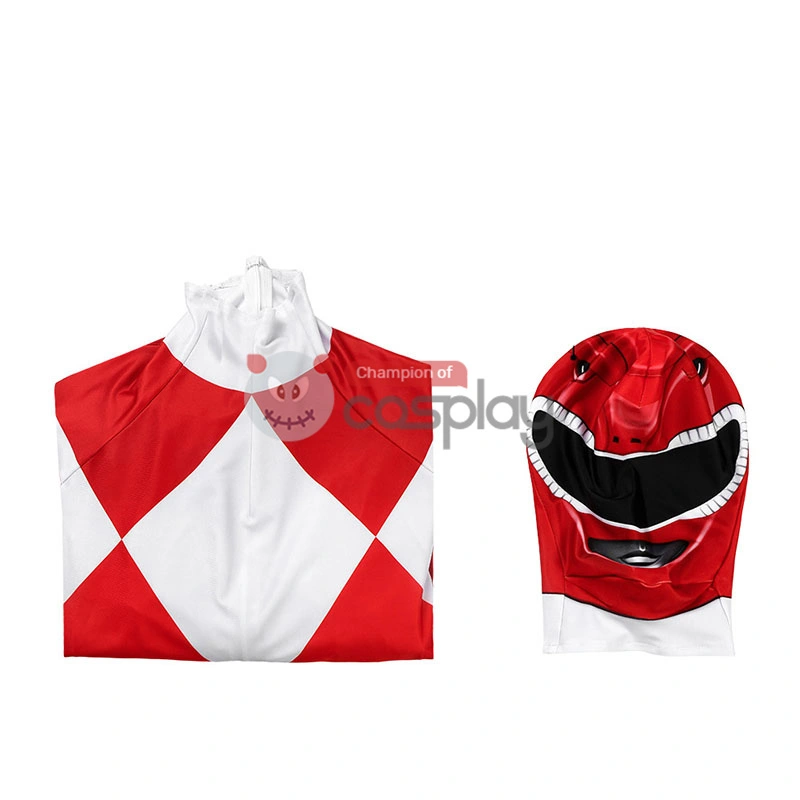 Ready To Ship For Kids Red Ranger Cosplay Costume 9 Ready To Ship For Kids Red Ranger Cosplay Costume - Image 9