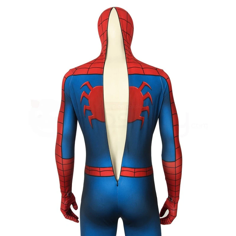 Spider-Man Classic Suit Halloween Cosplay Costume 9 Spider-Man Classic Suit Halloween Cosplay Costume - Image 9
