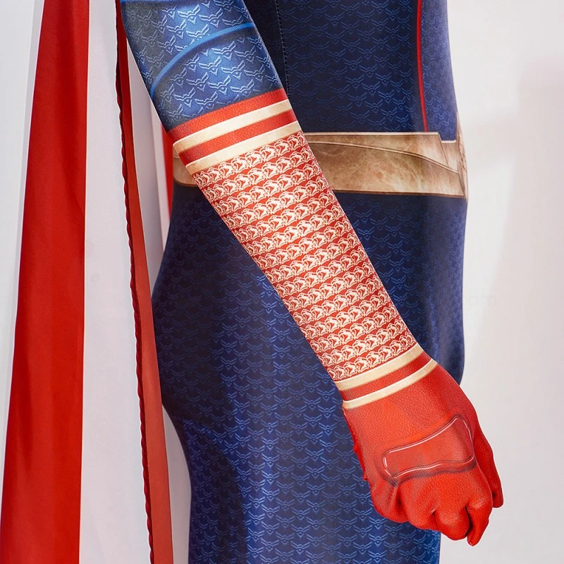 The Boys Season 1 Homelander Jumpsuit Cosplay Costume 9 The Boys Season 1 Homelander Jumpsuit Cosplay Costume - Image 9